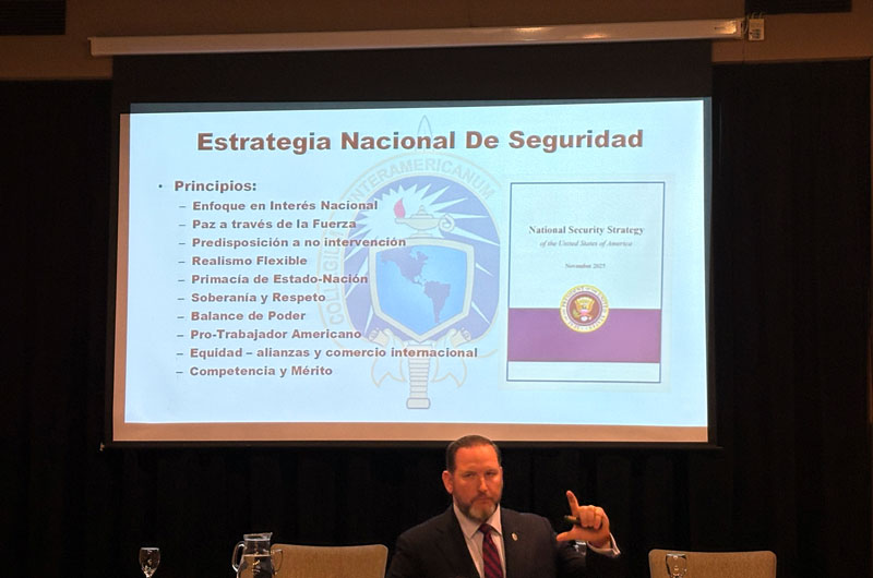 Andrew Sanders, Strategic Advisor del IADC analizando la Doctrina Donroe.